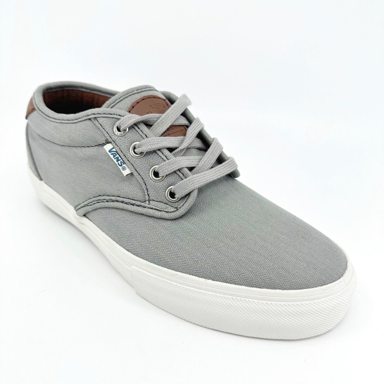 VANS Chima Estate Pro (Herringbone) Light Grey Mens Size 7 UltraCush Sneakers