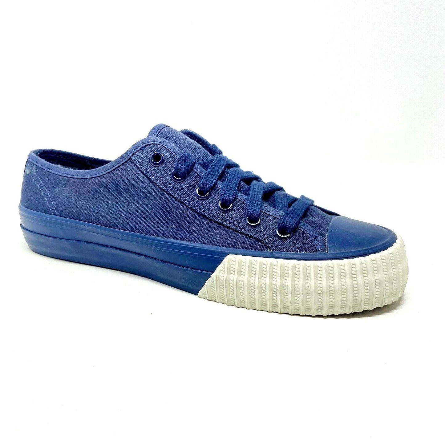 PF Flyer Center Lo Reiss Navy Blue White Womens Casual Sneakers PM11OL2I
