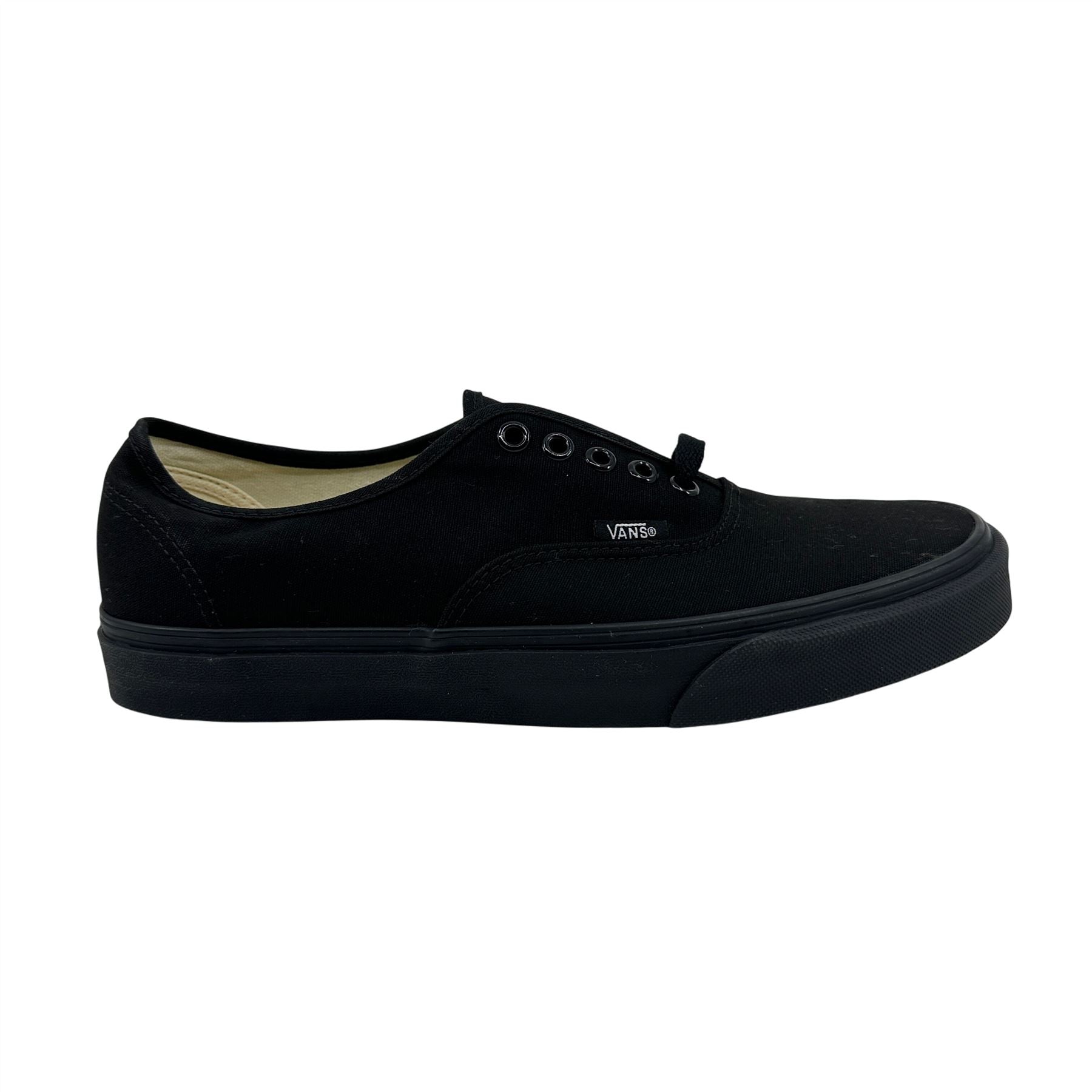 VANS Authentic Triple Black Womens Athletic Sneaker