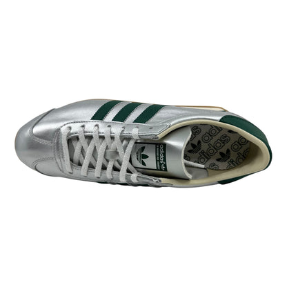 Adidas Country OG Silver Metallic Collegiate Green Womens Athletic Sneaker