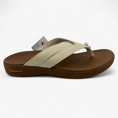 Skechers Arch Fit Maui Playa Off White Womens Sandal Thong