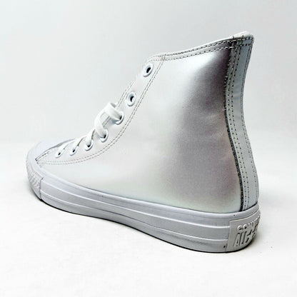 Converse Chuck Taylor All Star Hi White Iridescent Womens Casual Shoes 566094C