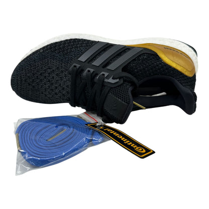 Adidas UltraBoost 2.0 Black Gold Mens Athletic UCLA Bruins Sneaker