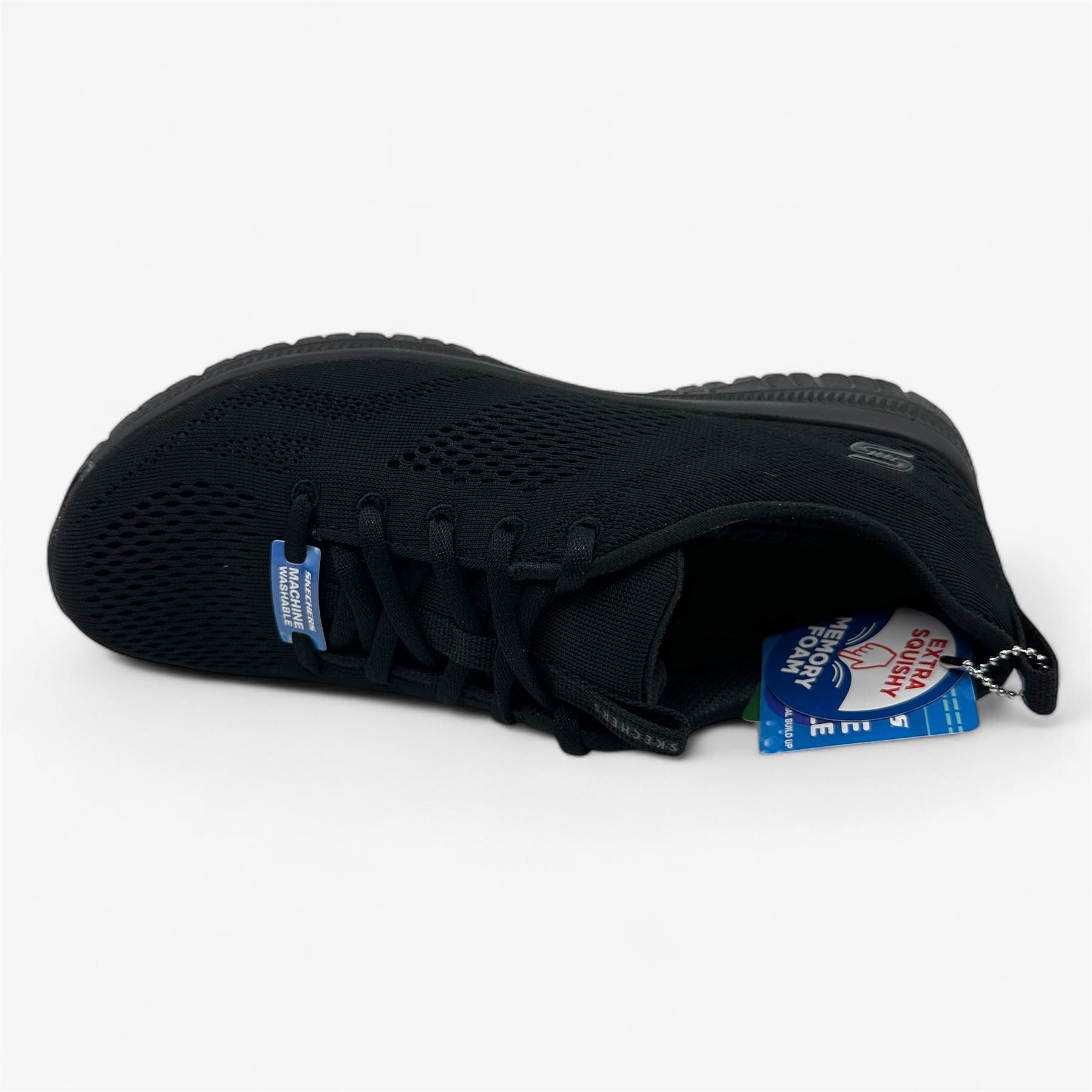 Skechers Virtue Ambrosia Black Womens Athletic Sneaker