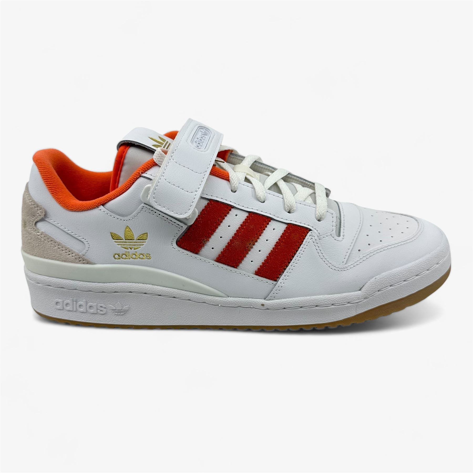 Adidas Forum Low White True Orange Mens Size 13 Athletic Sneaker