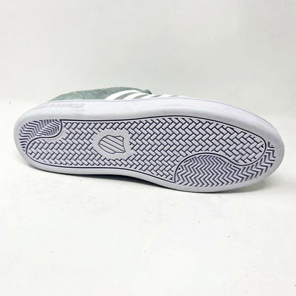 K-Swiss Court Cheswick Suede Green White Womens Size 8.5 Sneaker 95676 350
