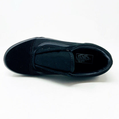 Vans Old Skool Triple Black Classic Kids Casual Sneakers