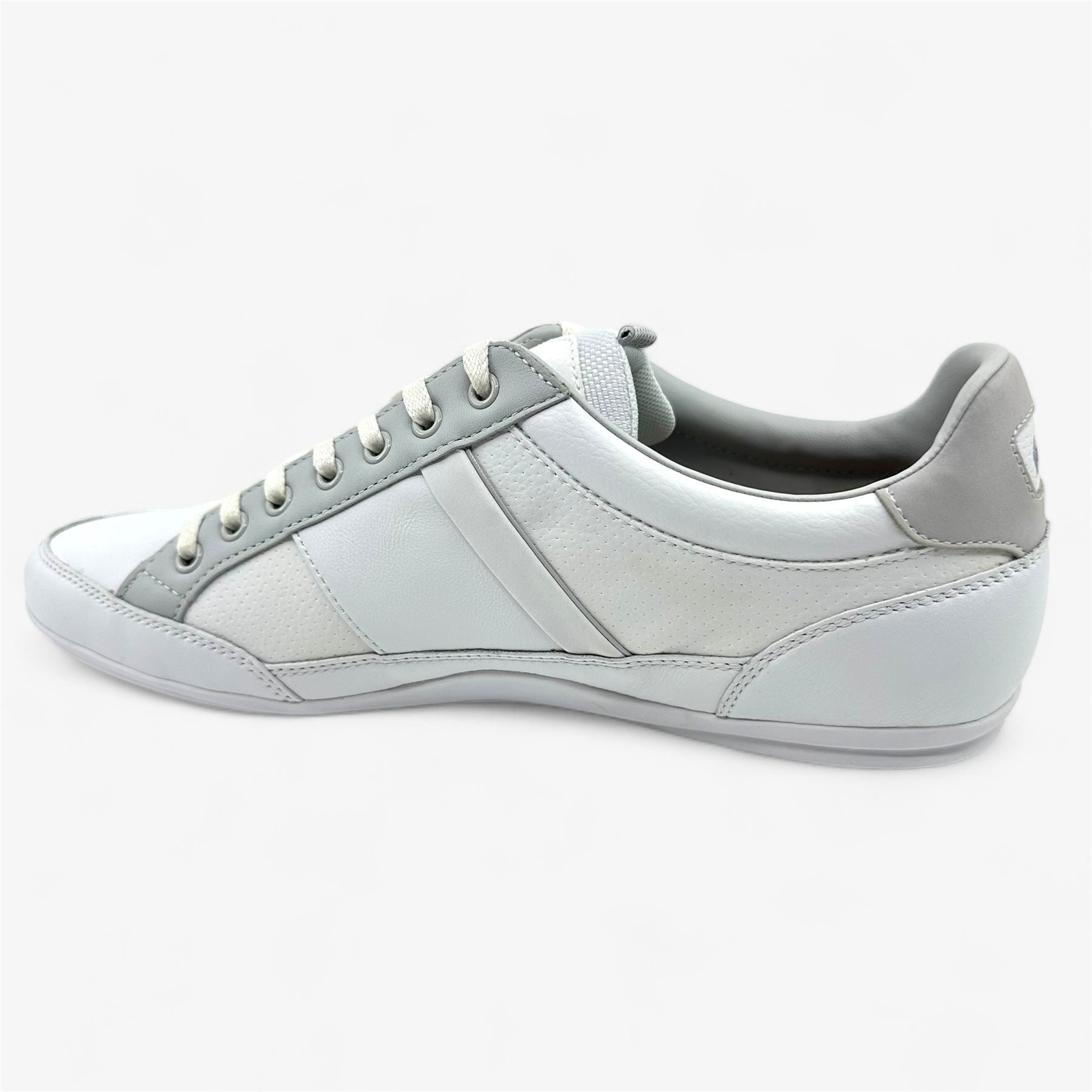 Lacoste Chaymon PRM US SPM White Light Gray Mens Casual Sneaker