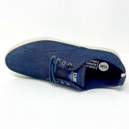 Clae Ellington Textile Deep Navy Selvedge Denim Mens Size 7 Premium  Sneakers