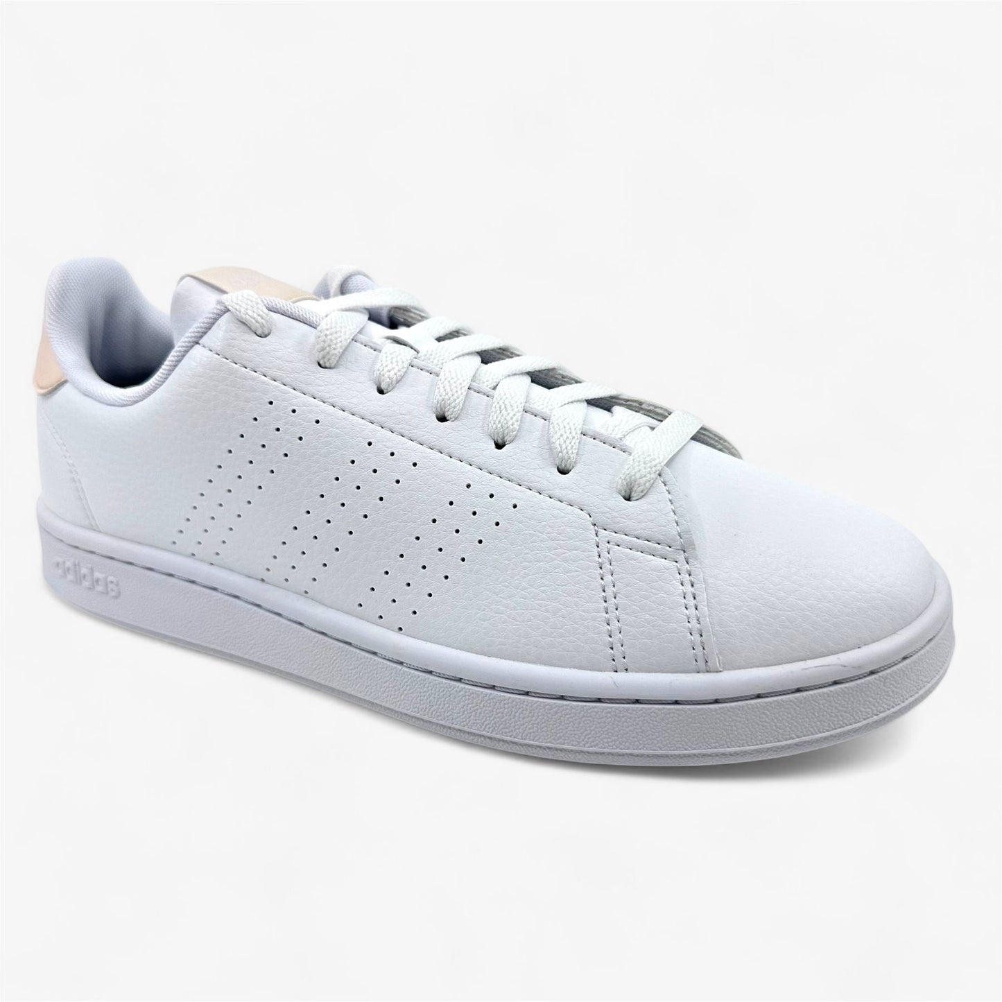 Adidas Advantage White Wonder Quartz Womens Size 9 Athletic Sneaker