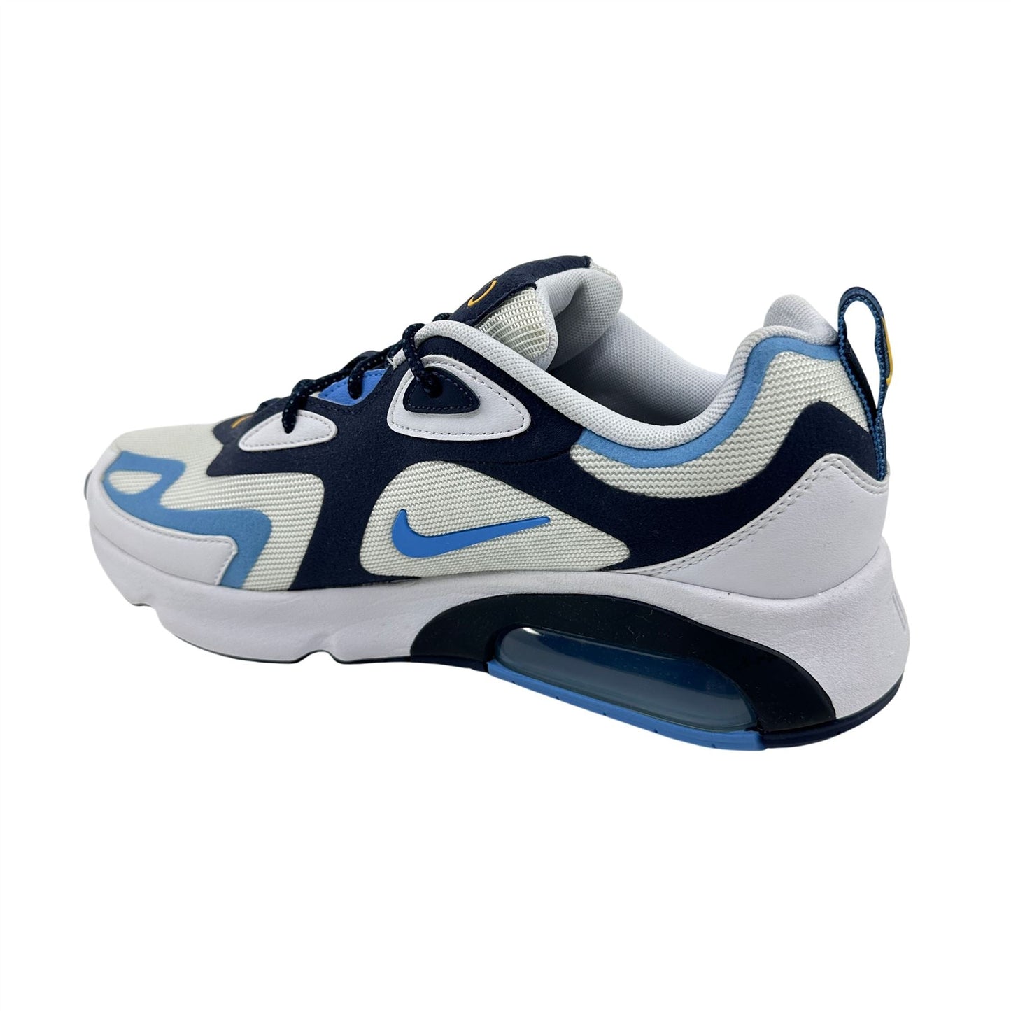 Nike Air Max 200 White University Blue Mens Athletic Sneaker