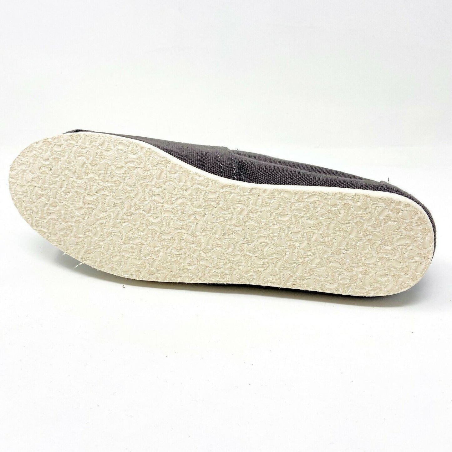 Toms Classics Ash Gray Womens Slip On Casual Canvas Flat Shoes