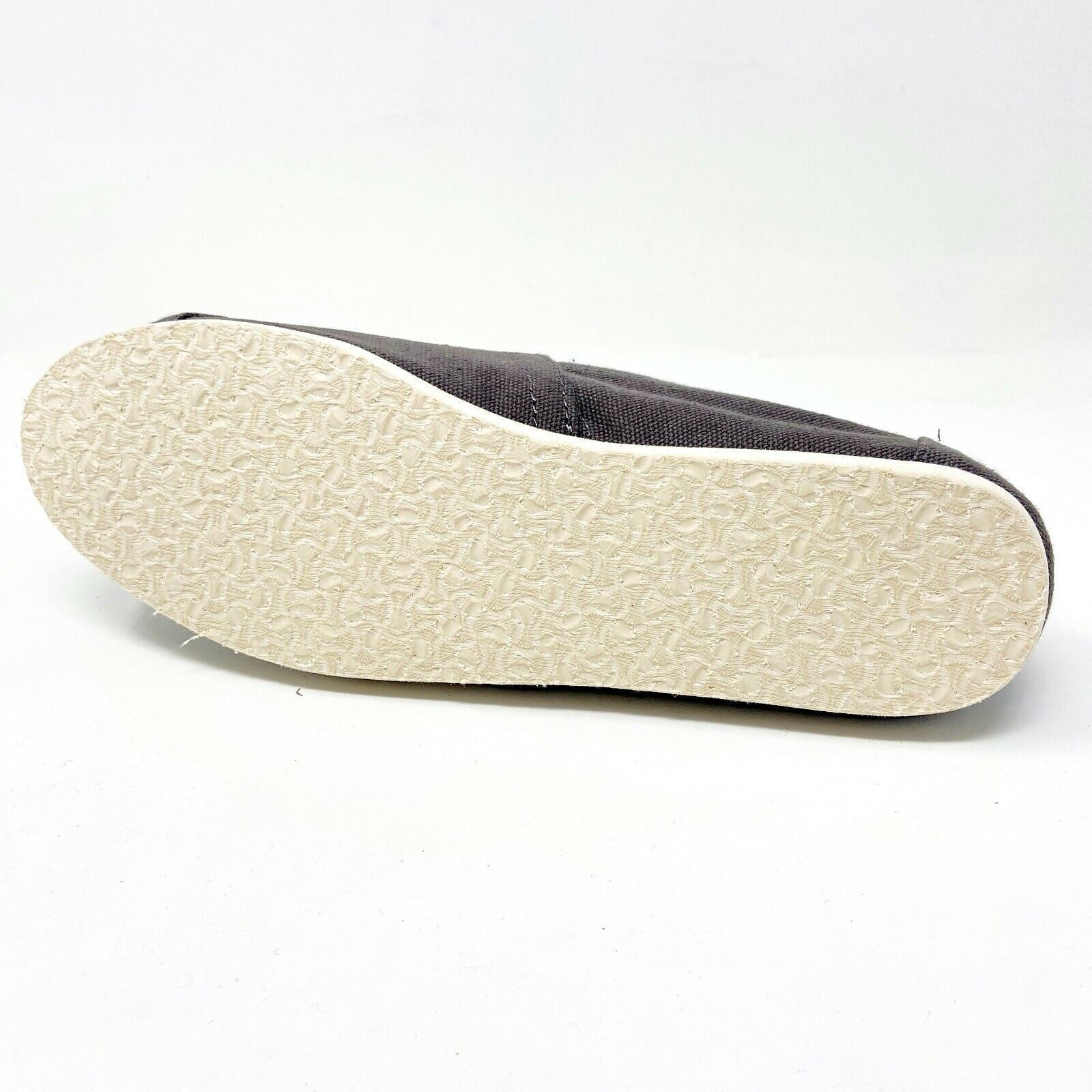 Toms Classics Ash Gray Womens Slip On Casual Canvas Flat Shoes