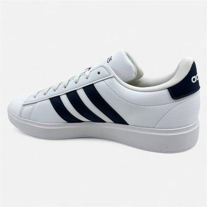 Adidas Grand Court 2.0 White Legend Ink Mens Athletic Sneaker