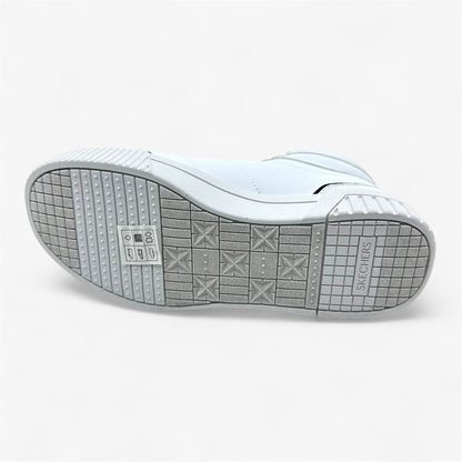 Skechers Jade High Reward White Navy Red Womens Size 5.5 Court Classics Sneaker