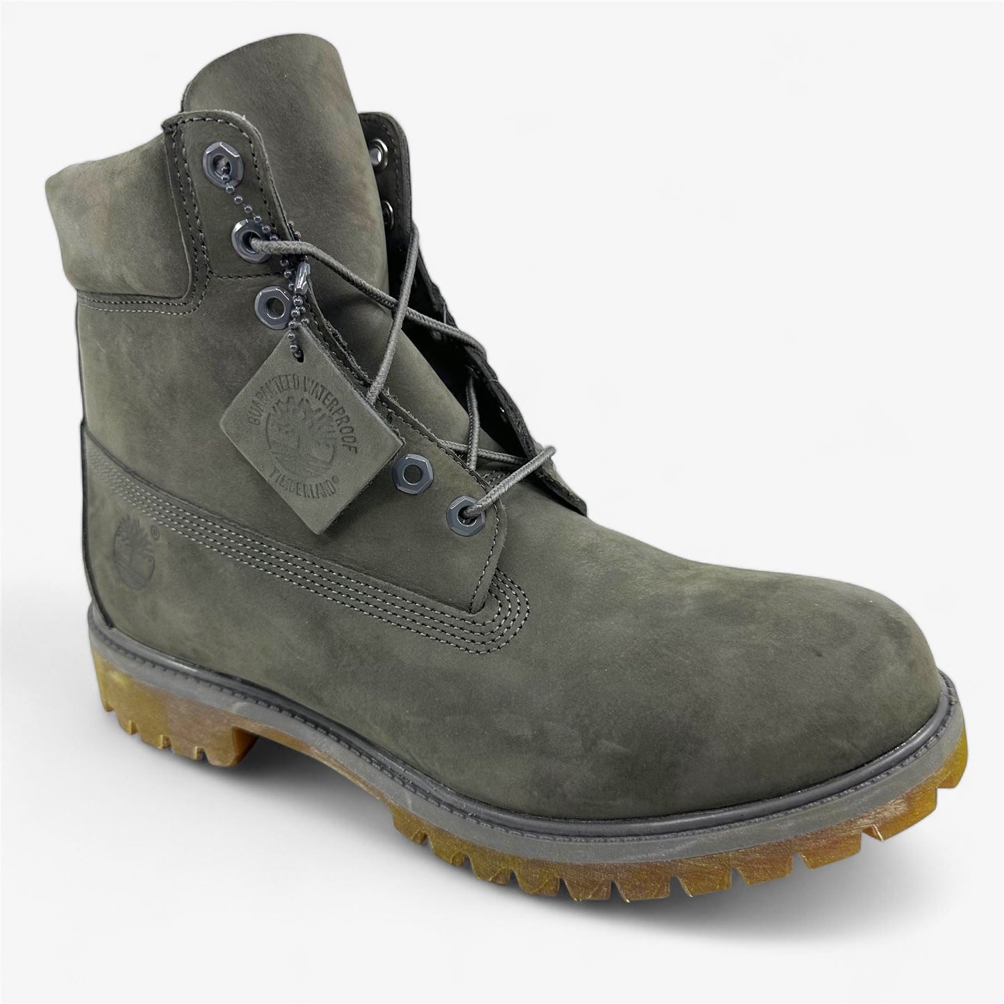 Timberland 6 Inch Premium Dark Grey Mens Boot Waterproof Combat