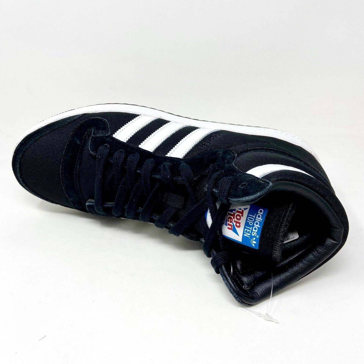 Adidas Originals Top Ten Hi Black White Mens Size 8 Retro Sneakers B27506