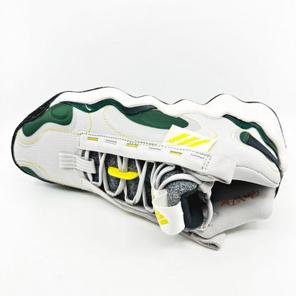 Adidas Exhibit B Mid Candace Gray Green Womens Basketball Sneakers GZ2378