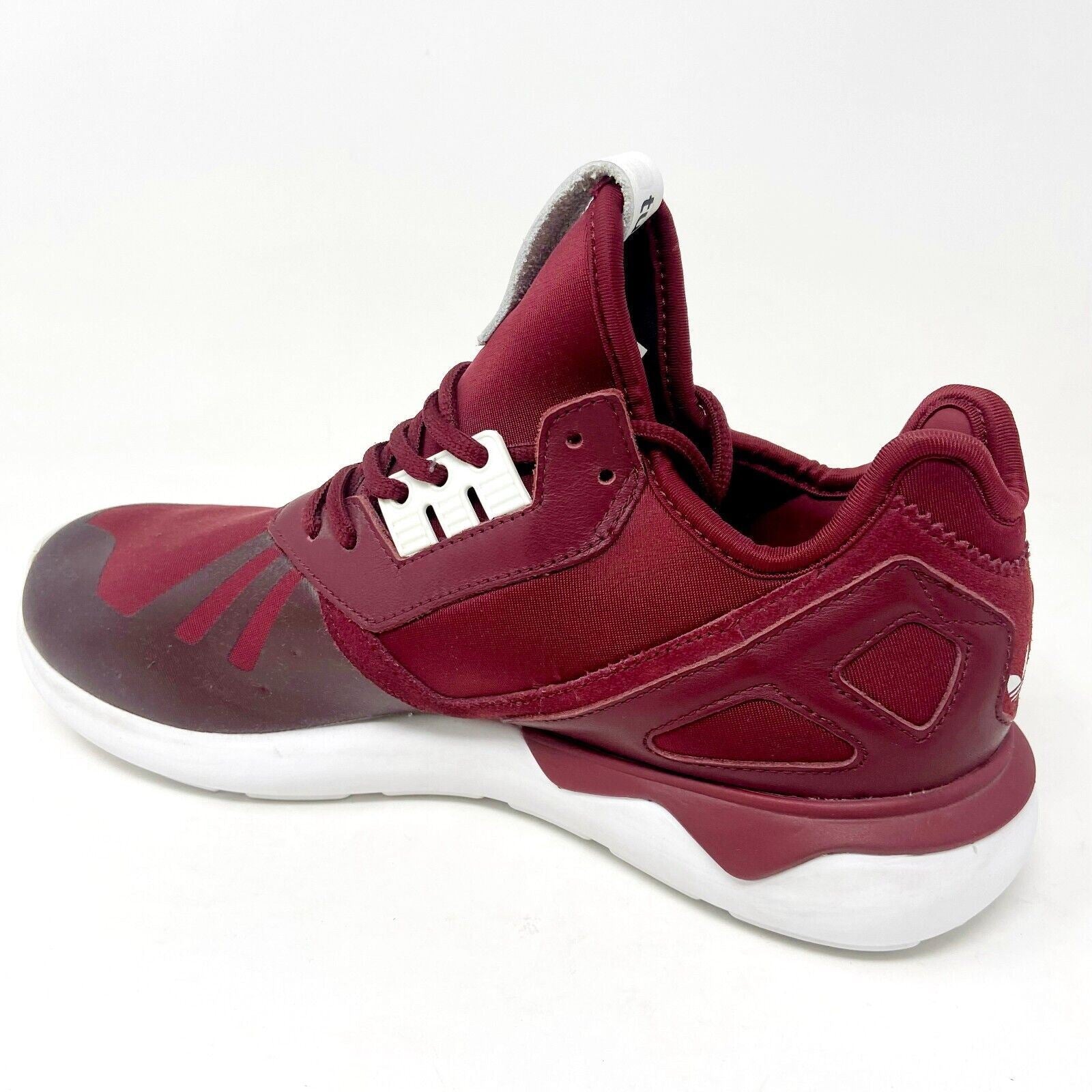 Adidas Originals Tubular Runner Burgundy White Mens Trainers Sneakers B41274