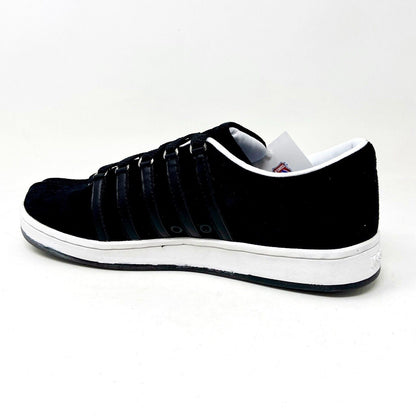 K-Swiss The Classic Suede Black White Mens Casual Sneakers 02585002