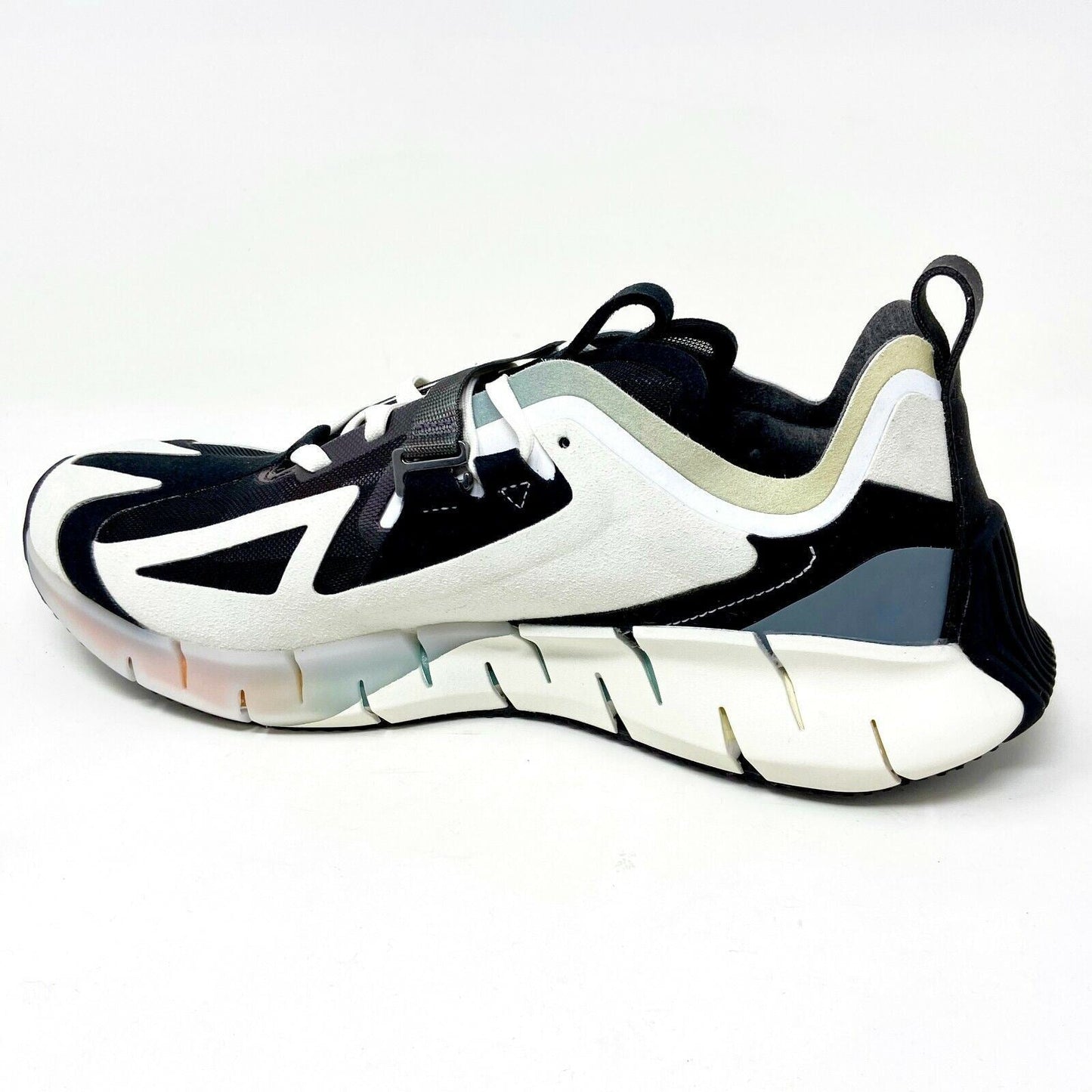 Reebok Zig Kinetica Concept Type 1 White Black Mens Running Sneakers EG8914