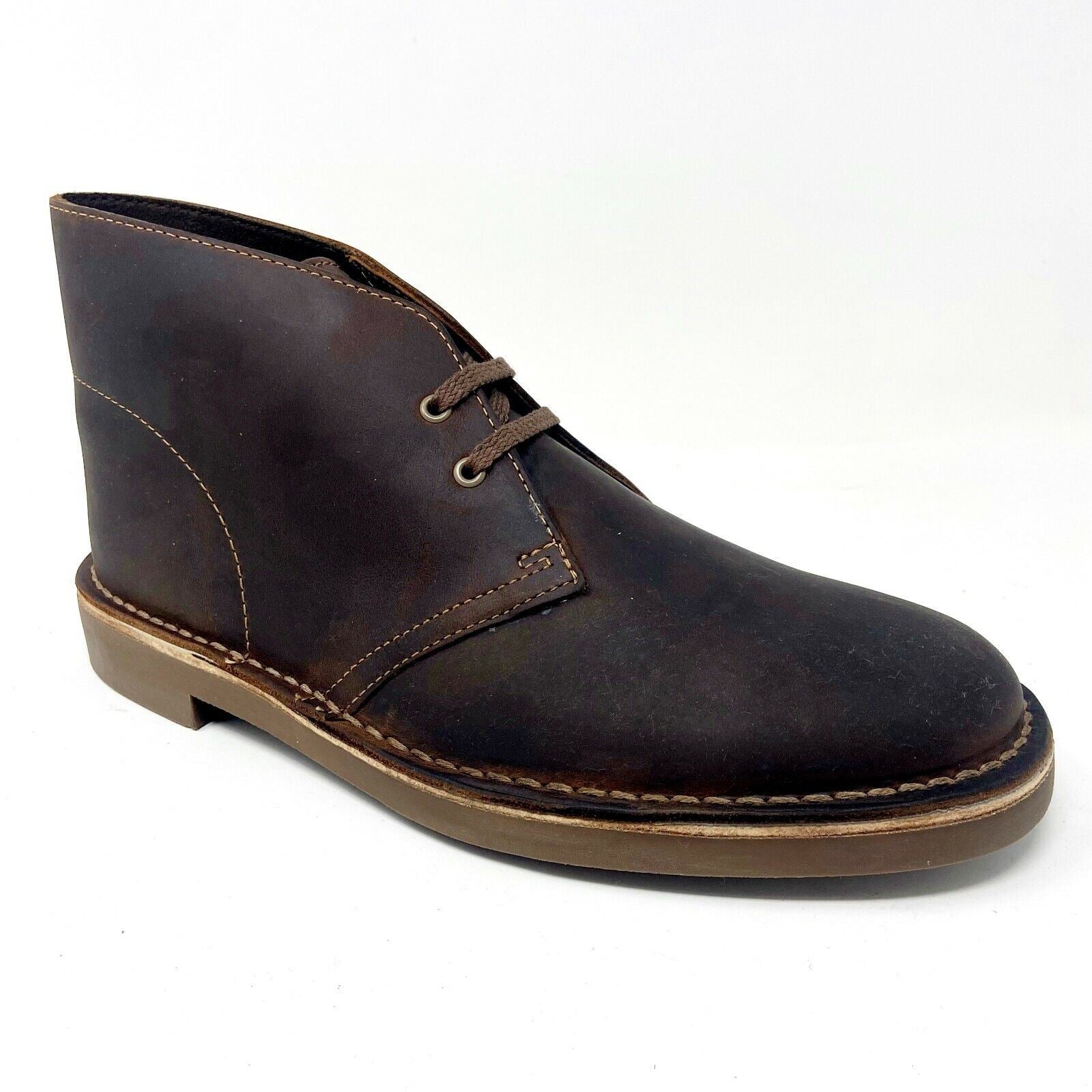 Clarks Originals Bushacre 2 Beeswax Brown Mens Leather Chukka Boots 82286