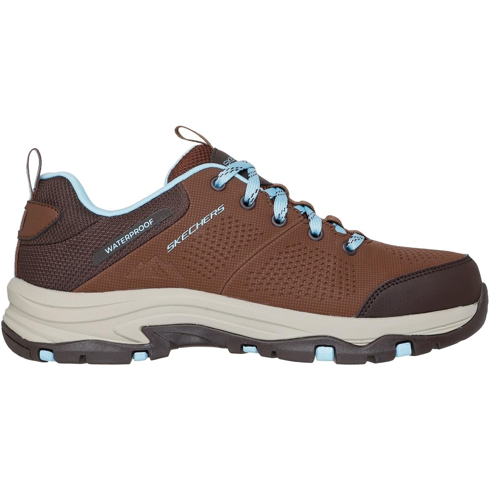 Women's Relaxed Fit Skechers 180119 Waterproof Trego Trail Destiny Trainers