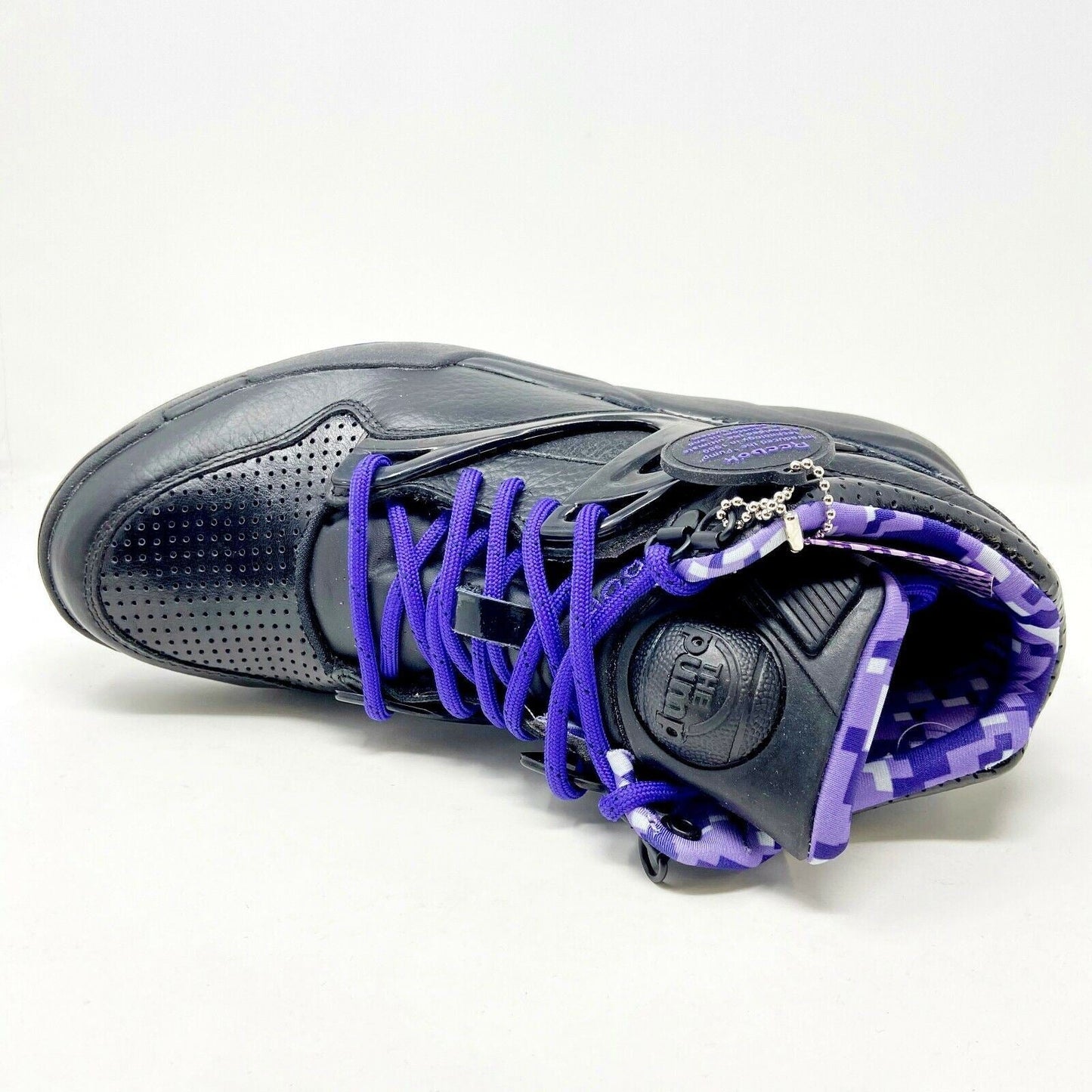 Reebok Pump Omni Lite Black Fearless Purple Hexalite Dee Brown Mens Size 9