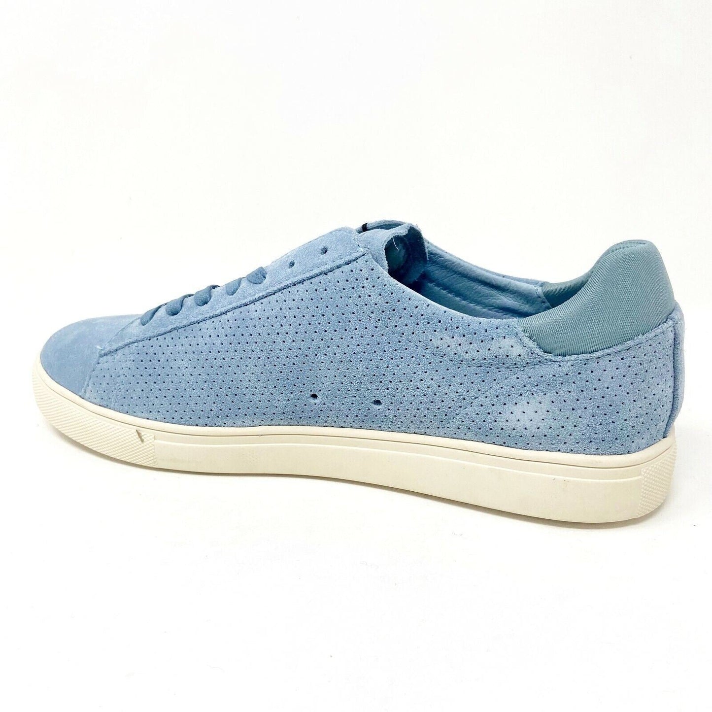 Clae Bradley Perf Steel Suede Cream  Mens Premium Casual Sneakers