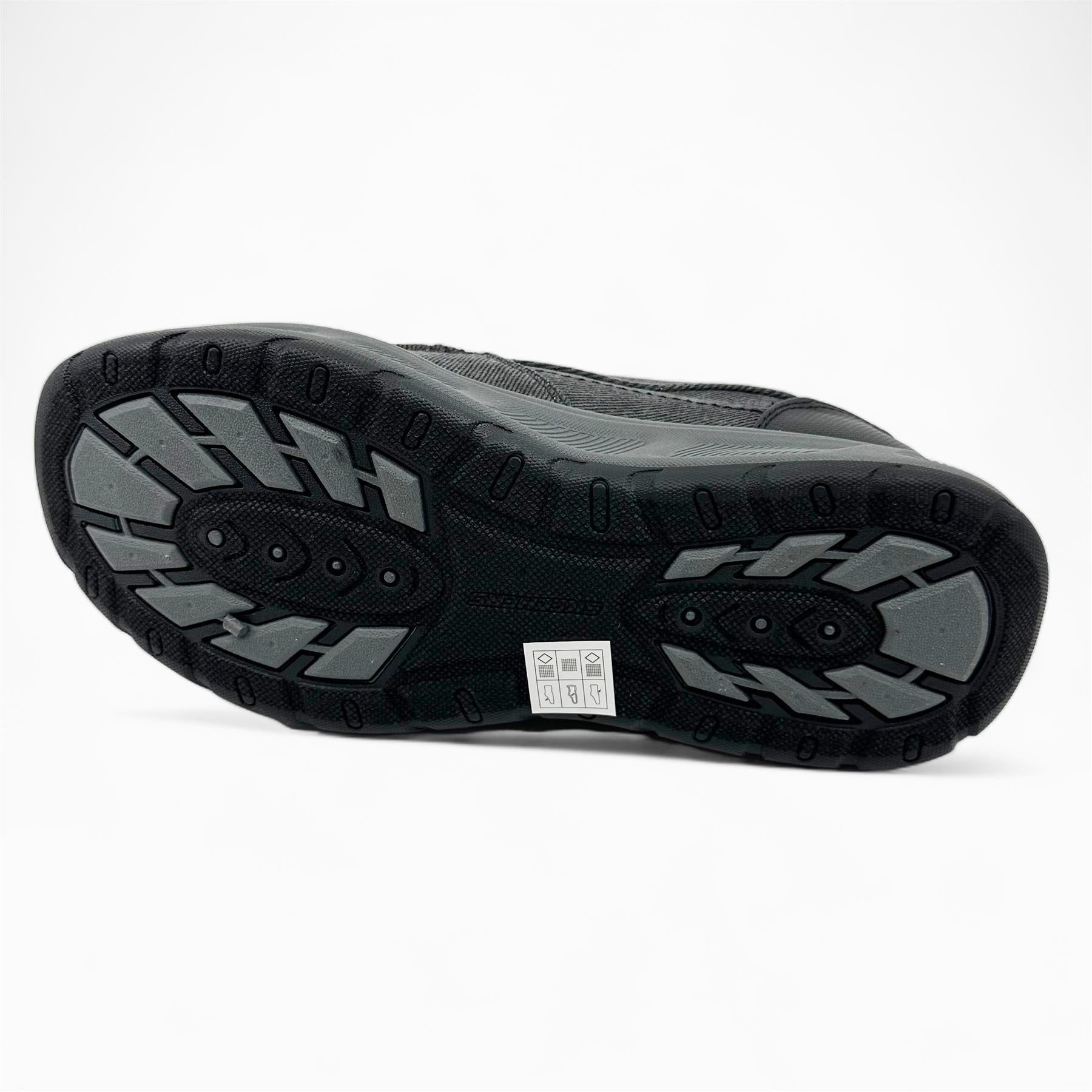 Skechers Cohagen Black Mens Casual Relaxed Fit Slip-On