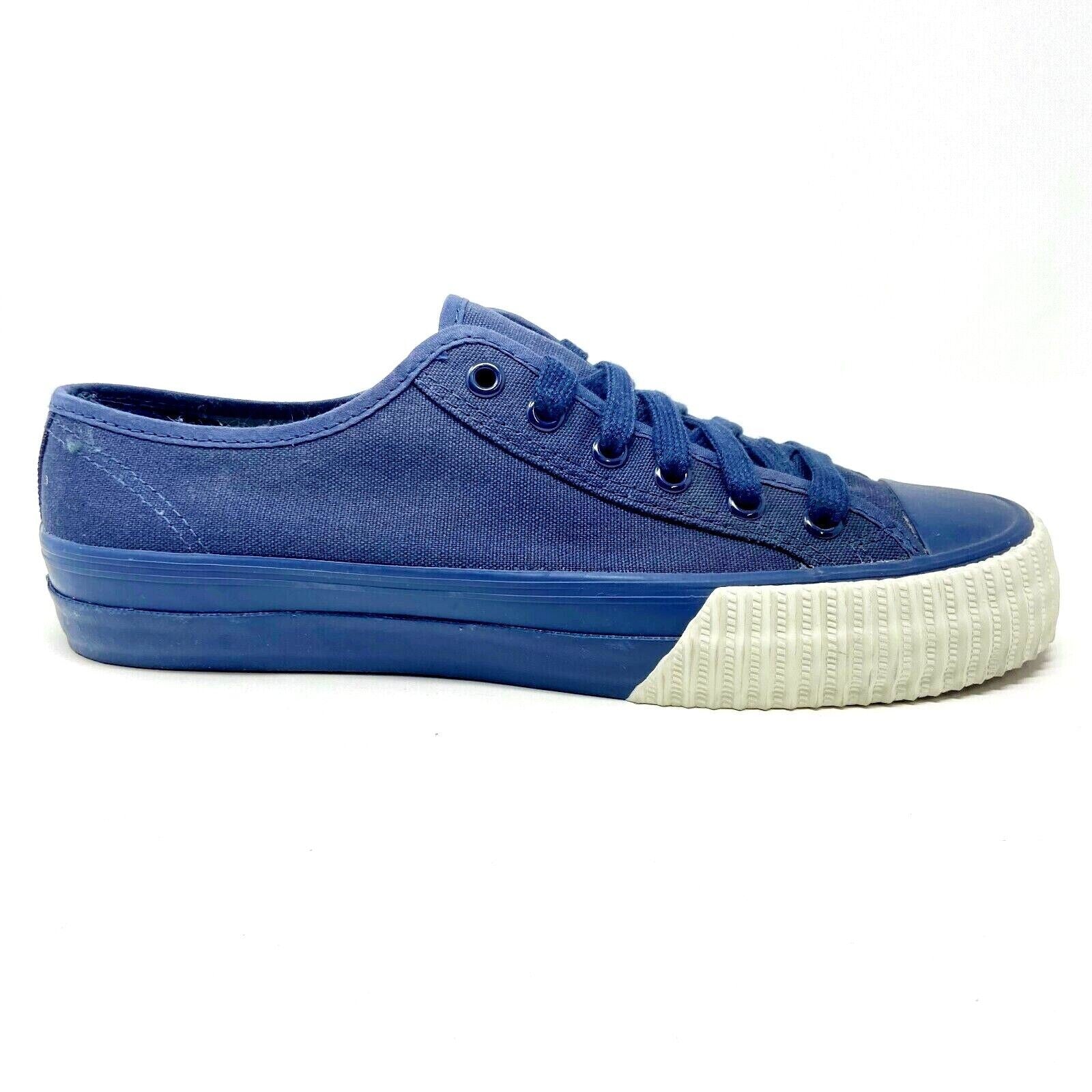 PF Flyer Center Lo Reiss Navy Blue White Womens Casual Sneakers PM11OL2I