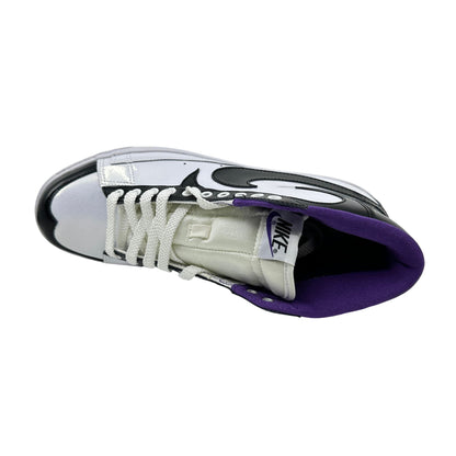 Nike Blazer High White Black Purple Mens Athletic Sneaker
