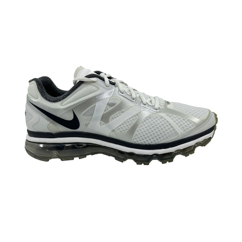 Nike Air Max+ 2012 Summit White Silver Mens Size 10 Athletic Sneaker
