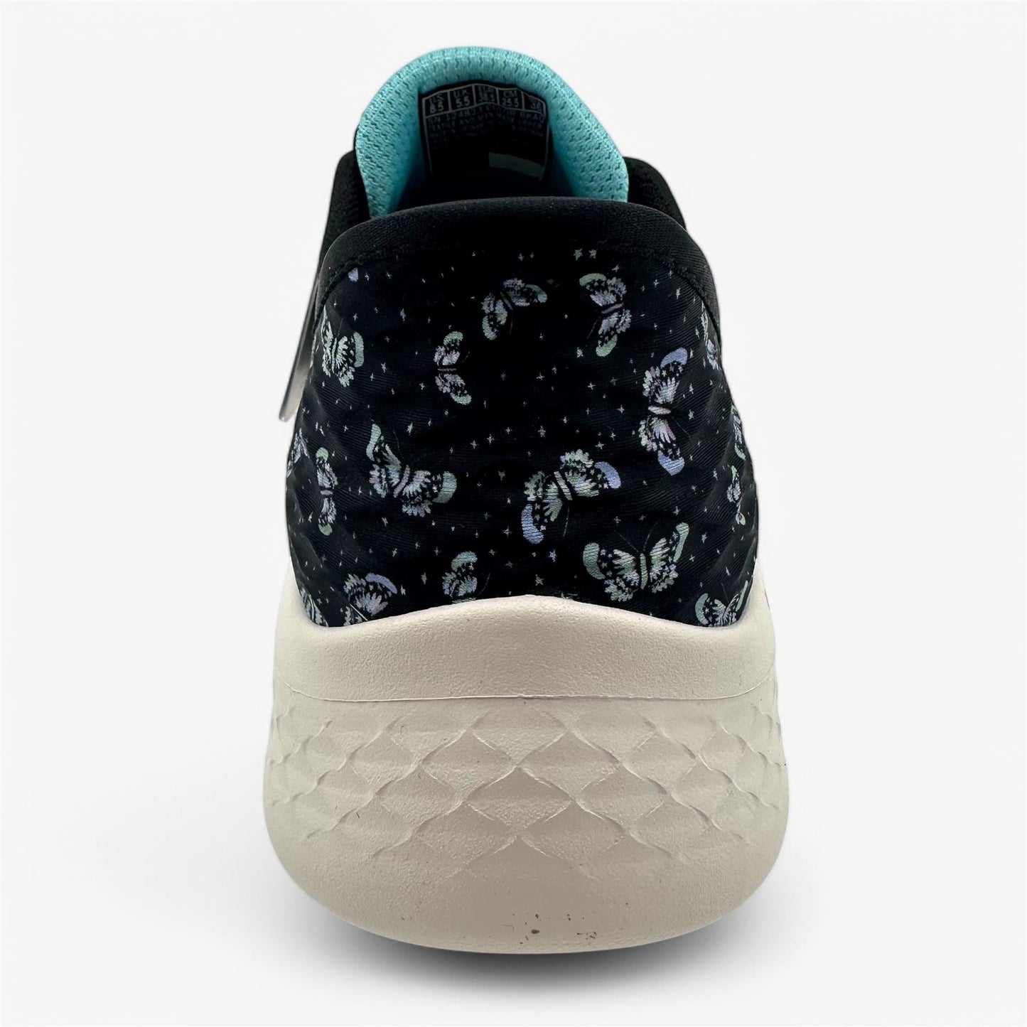 Skechers Go Walk Flex Eva Black Aqua Womens Athletic Sneaker