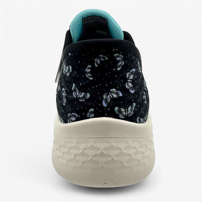 Skechers Go Walk Flex Eva Black Aqua Womens Athletic Sneaker