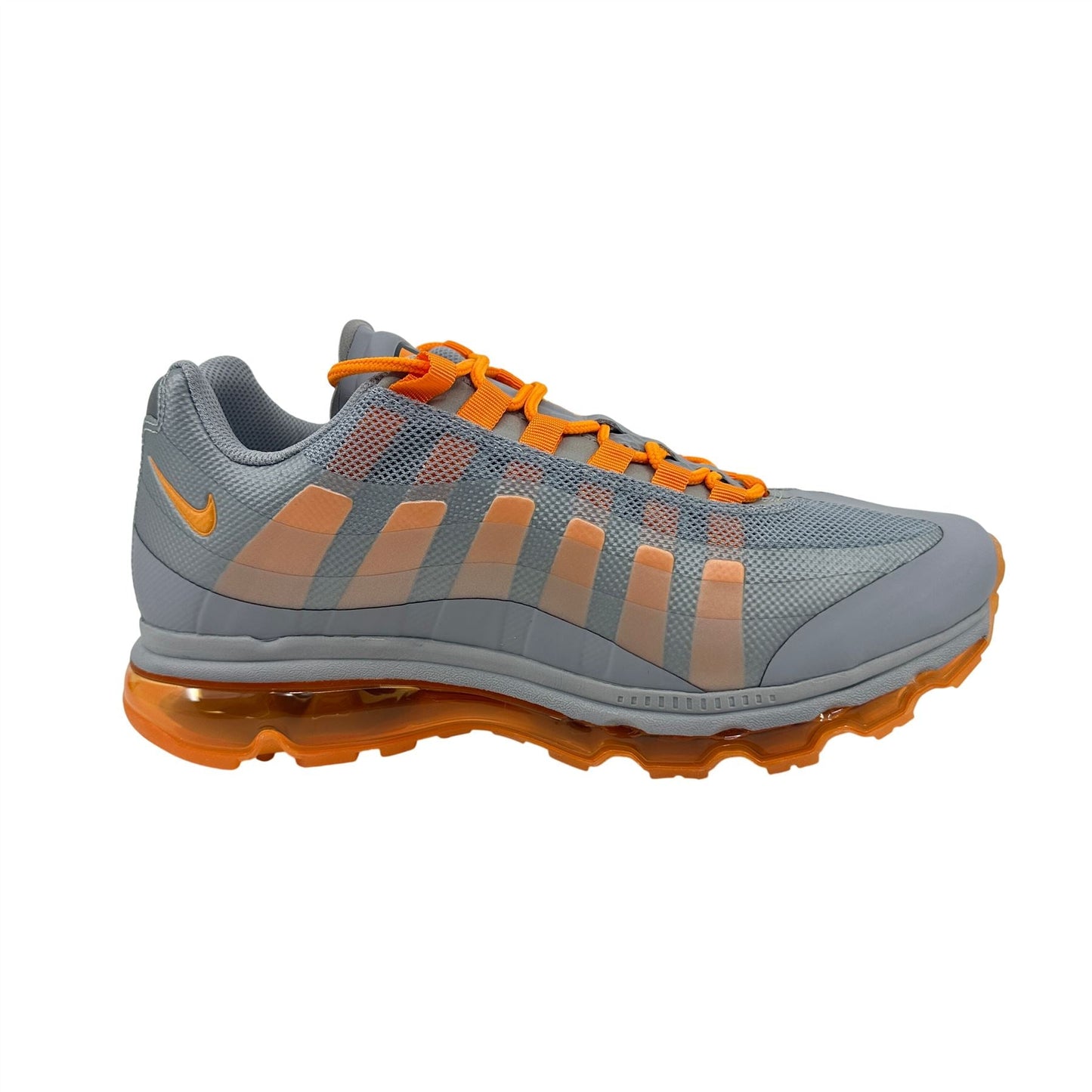 Nike Air Max 95+ BB Wolf Grey Orange Mens Size 9 Athletic Sneaker