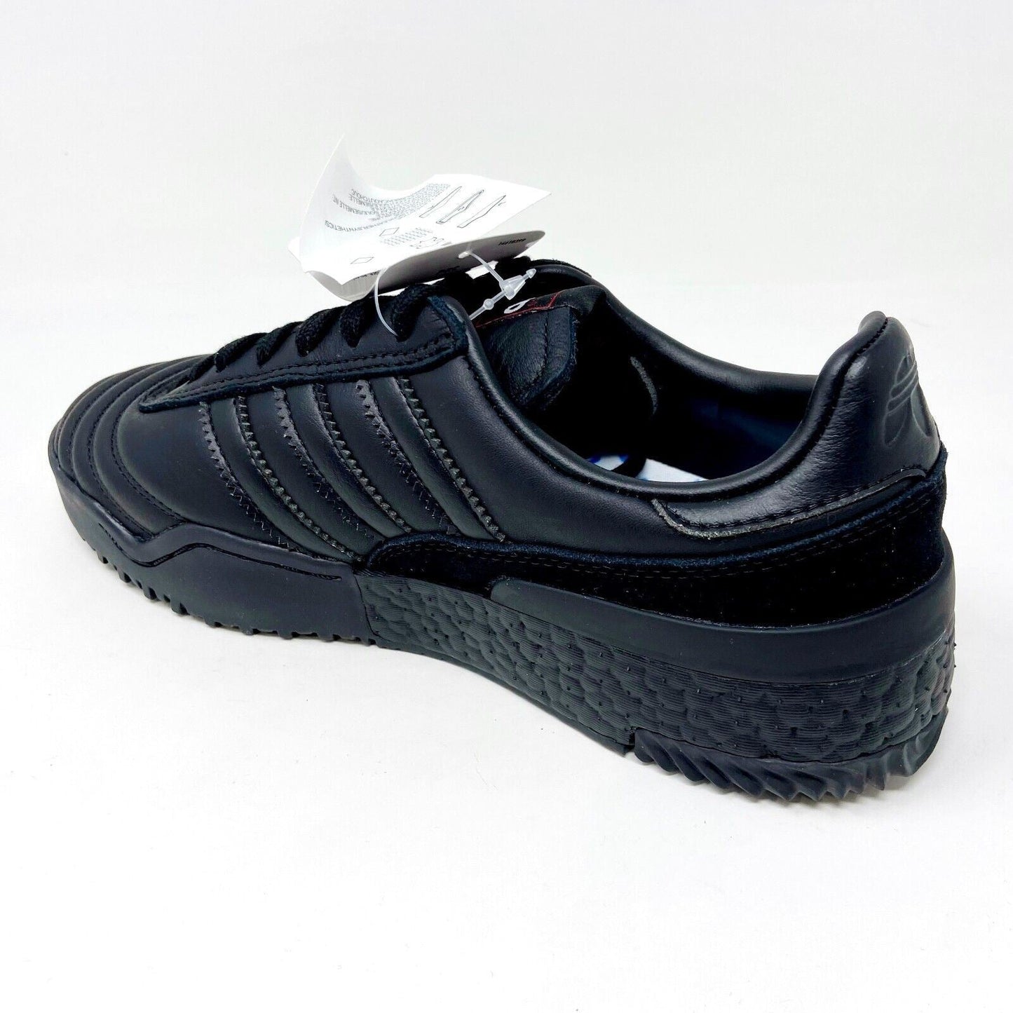 Adidas x Alexander Wang AW BBALL Soccer Triple Black Mens Size 4.5 EG0903