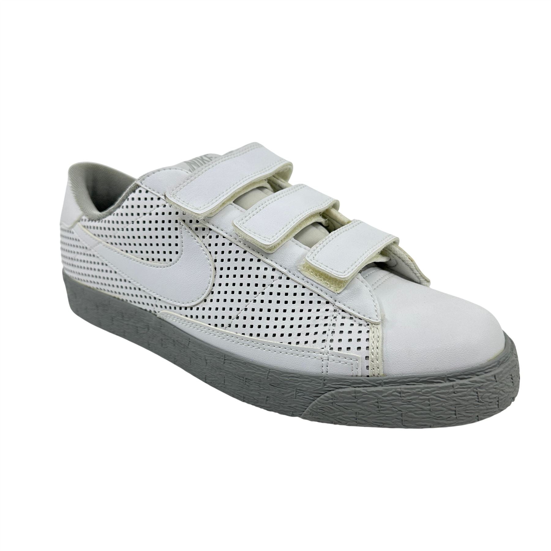 Nike Blazer AC White Metallic Silver Mens Athletic Sneaker
