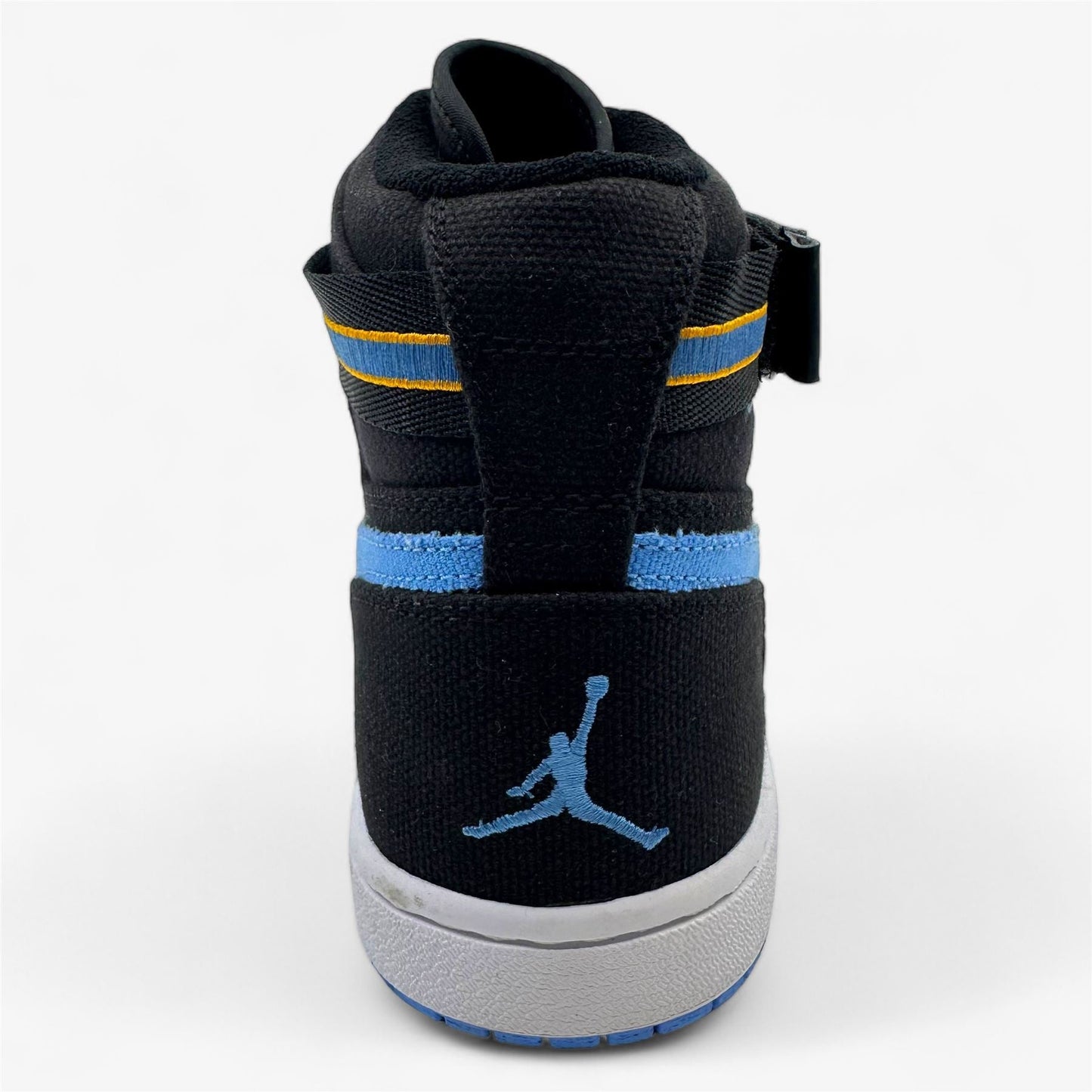 Jordan Air Jordan 1 High Strap Black University Blue White Mens Sneaker