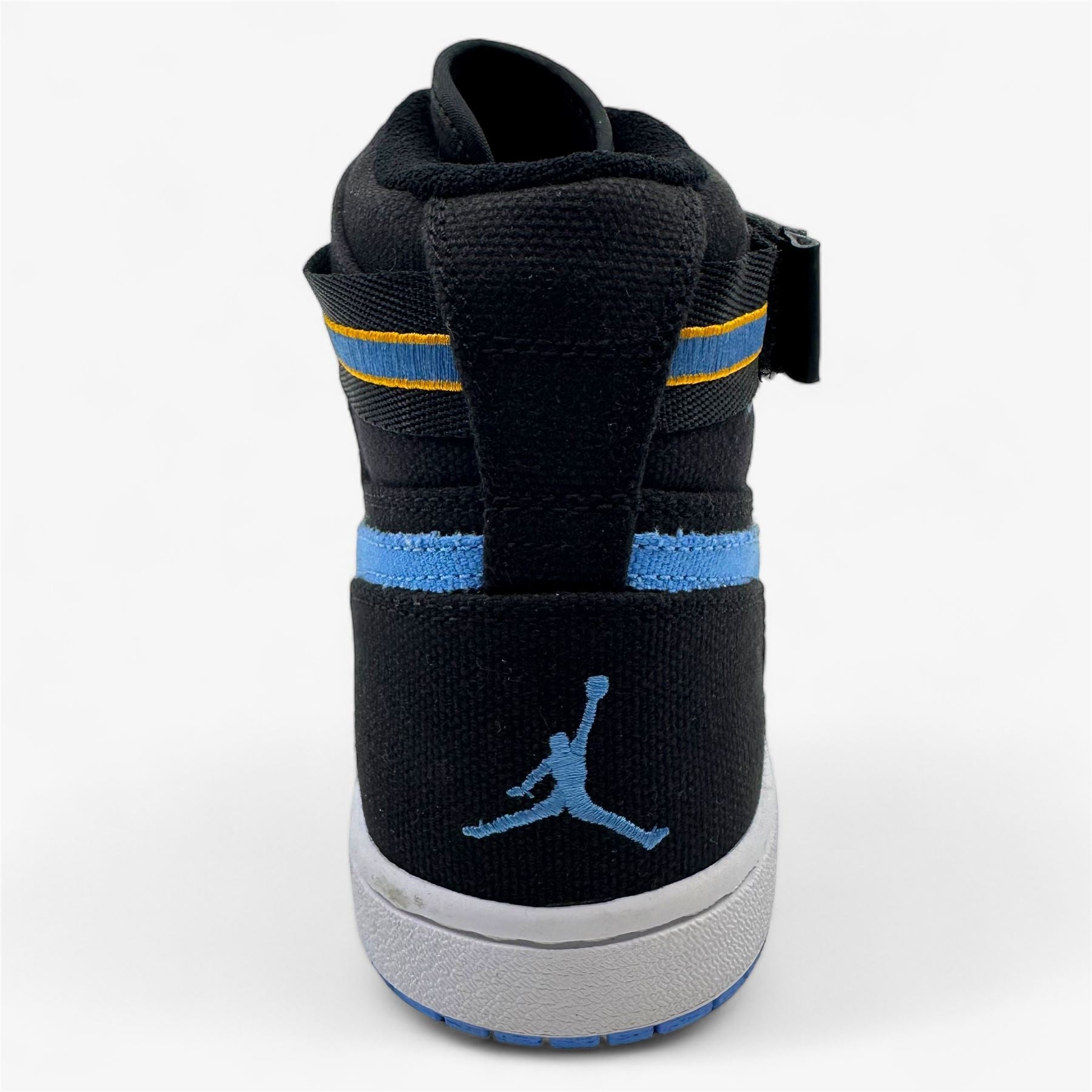 Jordan Air Jordan 1 High Strap Black University Blue White Mens Sneaker