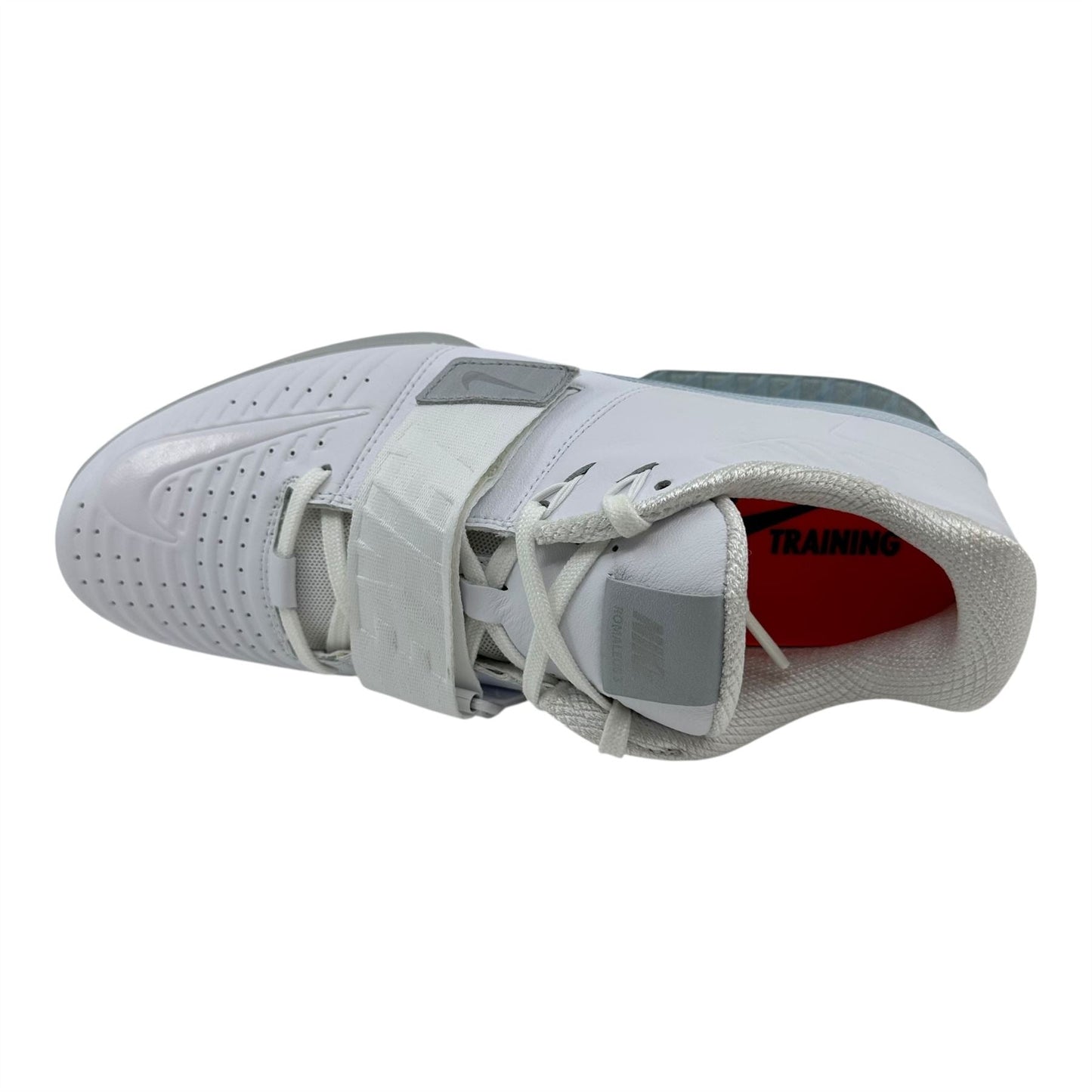 Nike Romaleos 3 XD White Metallic Platinum Mens Athletic Sneaker