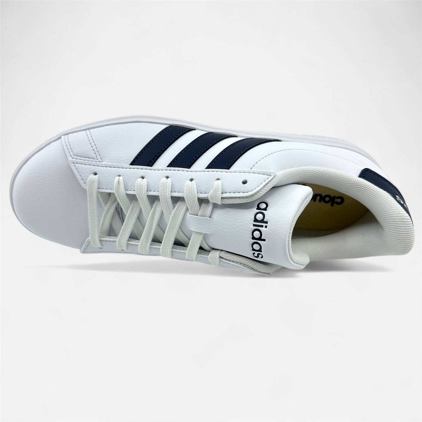 Adidas Grand Court 2.0 White Legend Ink Mens Athletic Sneaker