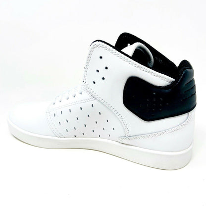 Supra Atom White Black Kids Size 5.5 Casual Sneakers SK91030