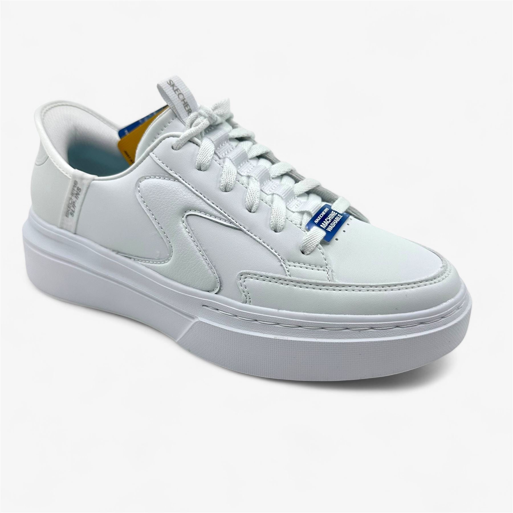 Skechers Cordova Classic New Reign White Womens Athletic Sneaker