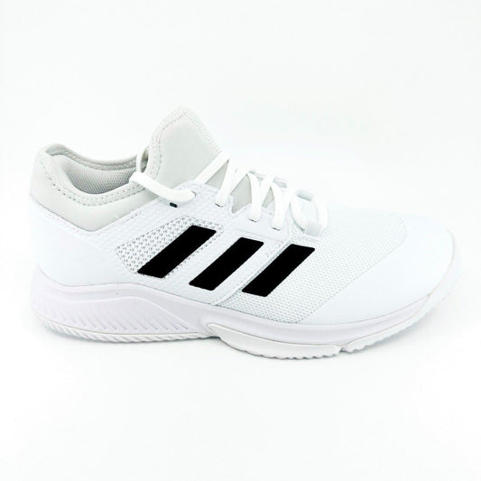Adidas Court Team Bounce White Black Womens Size 9 Badminton Trainers FX1805