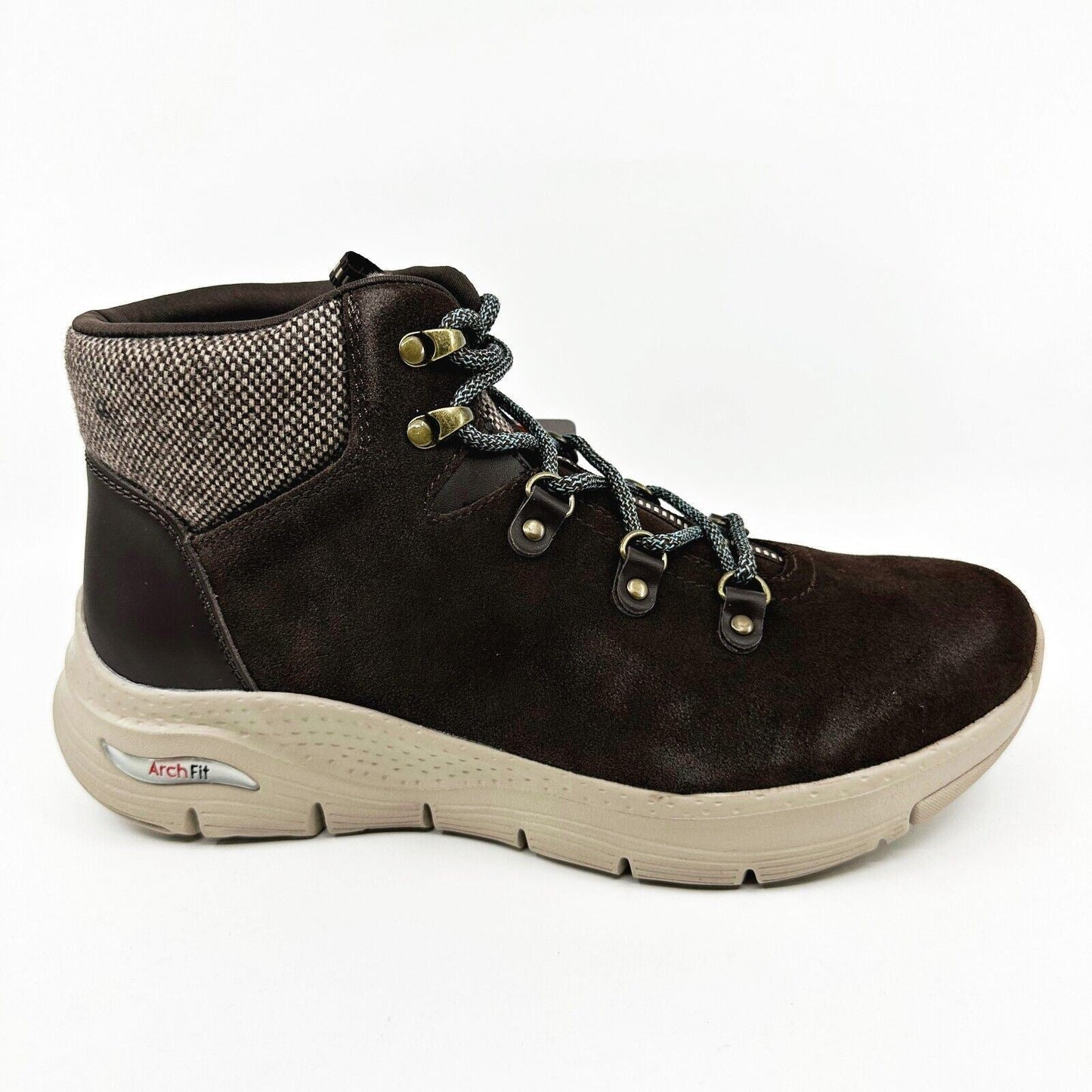 Skechers Arch Fit Extraordinary Chocolate Womens Size 10 Hiker Sneakers