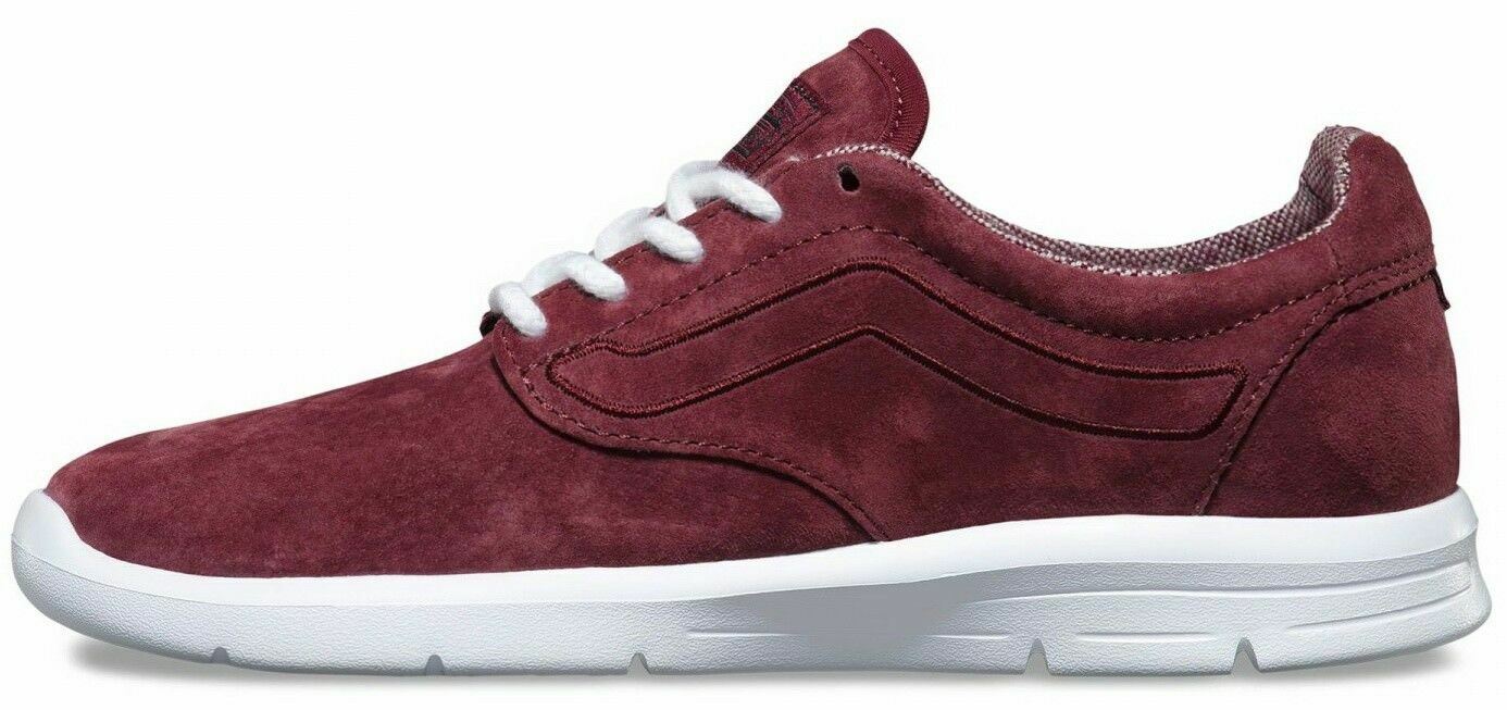 VANS ISO 1.5 (Tweed Dots) Burgundy True White Ultracush Mens Trainers