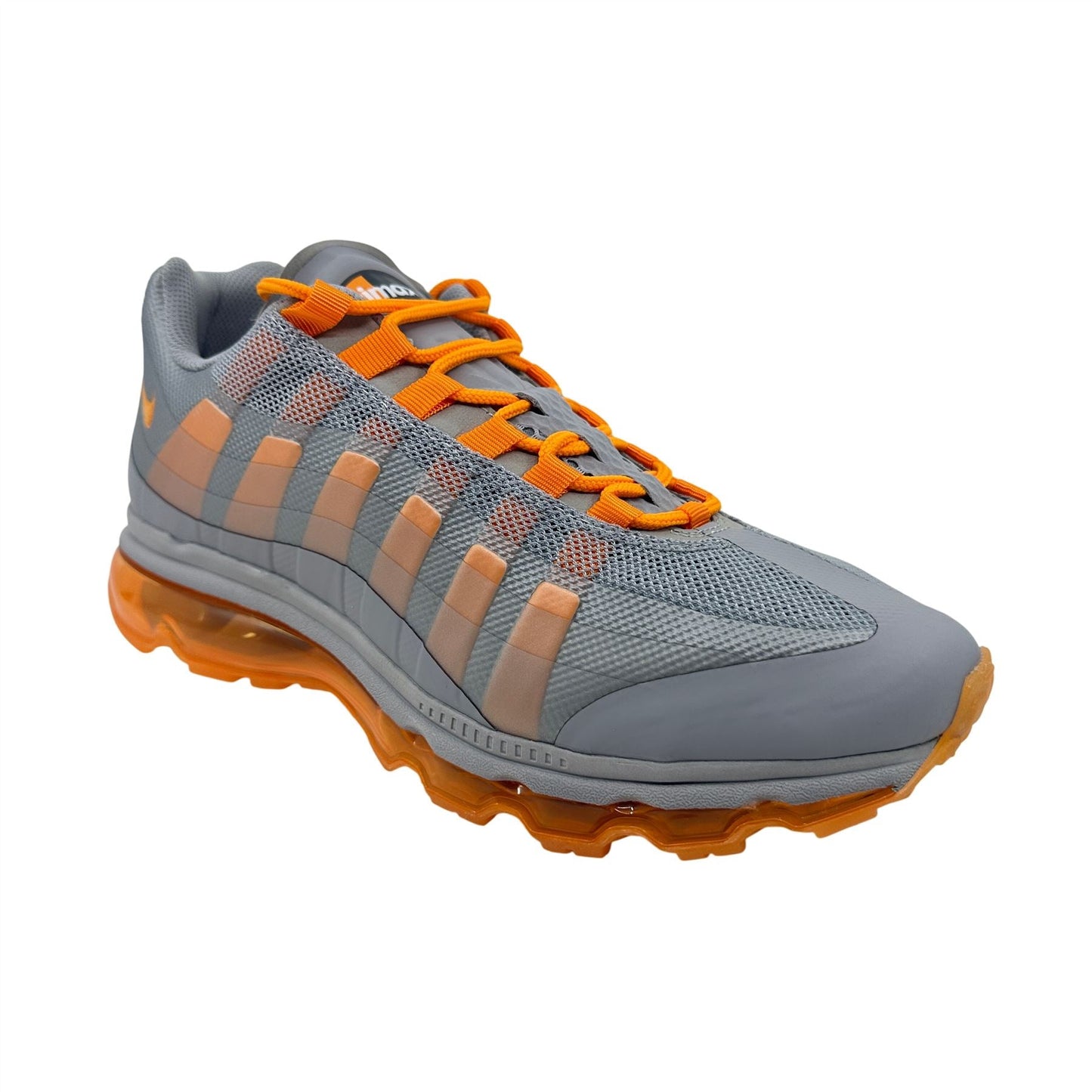 Nike Air Max 95+ BB Wolf Grey Orange Mens Size 9 Athletic Sneaker