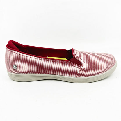 Skechers On The Go Dreamy Sea Breeze Red White Womens Casual Flat Shoes