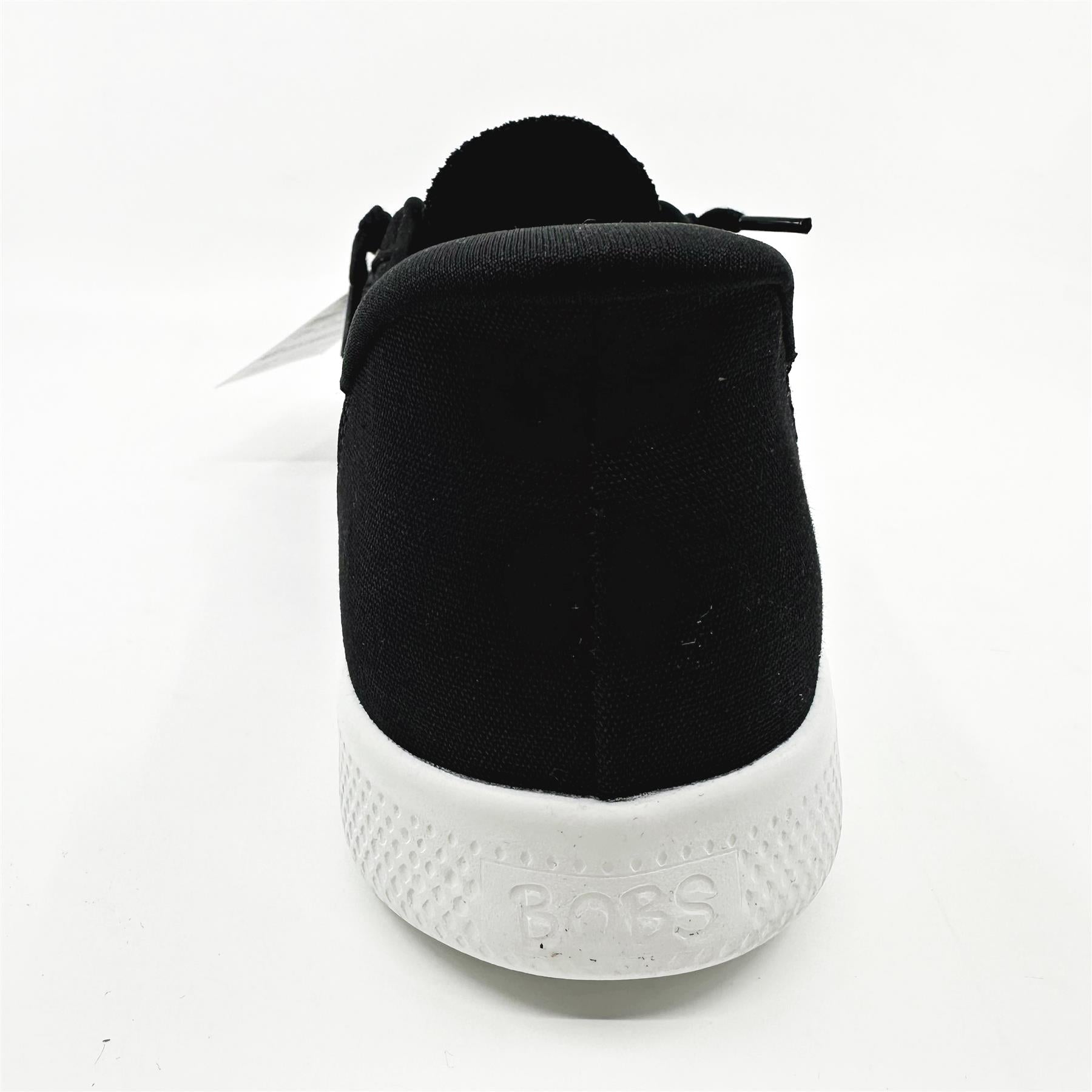 Skechers Bobs Skipper Keep It Sweet Black Womens  Slip On Sneakers